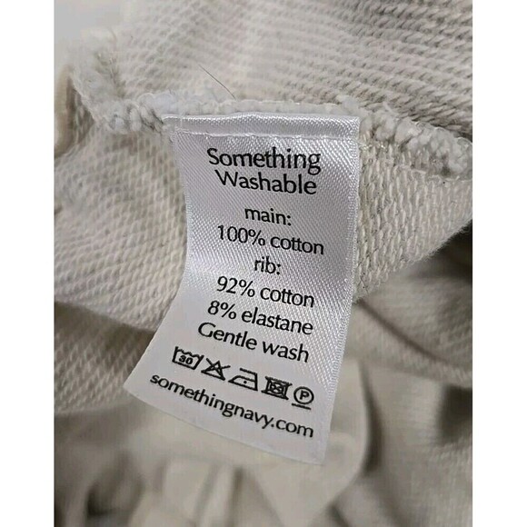 Something Navy Meghan Paperbag Sweatpants Joggers in Heather Gray Women’s Sz S - Picture 8 of 9